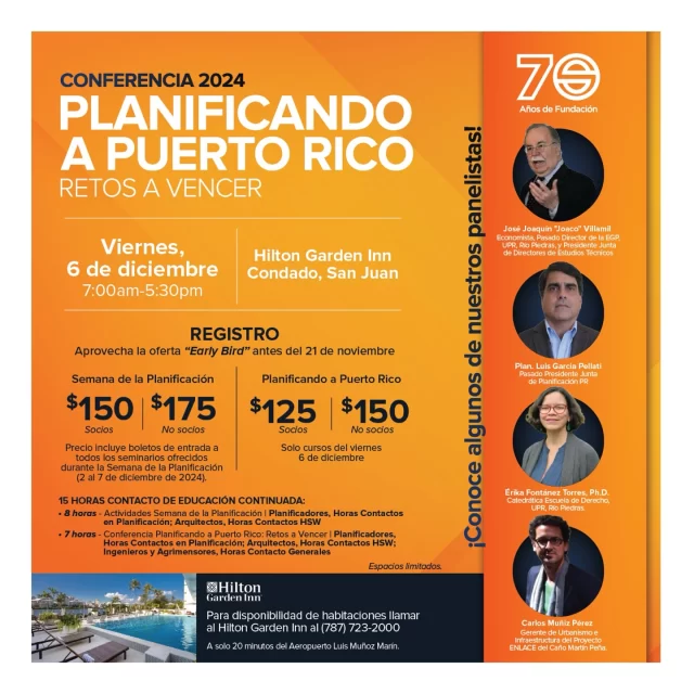 La Sociedad Puertorriqueña de Planificación te invita a celebrar la [Semana de la Planificación] 2024. Comparte la información y regístrate en el siguiente enlace: 
https://spp-pr.org/semana-de-la-planificacion-2024/
-
-
-
#CAAPPR #FxA #IAPPR #arquitectos #colegiodearquitetos #arquitectosdePR #arquitectospaisajistas #puertorico #Arquitectura